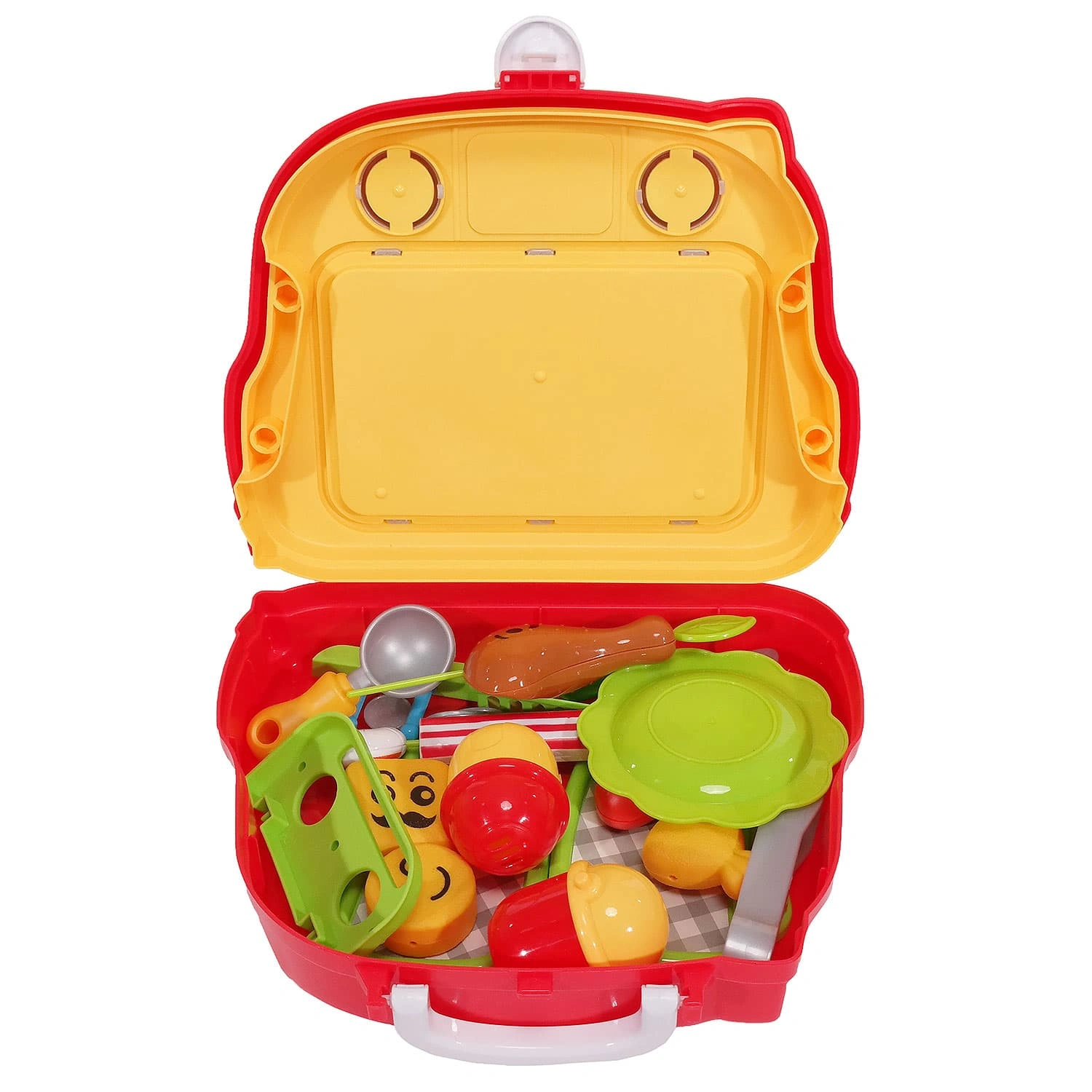BBQ Bonanza for Little Grill Masters! 31pc Pretend Play Set with Storage Van and Cool Stickers - Let's Cook!