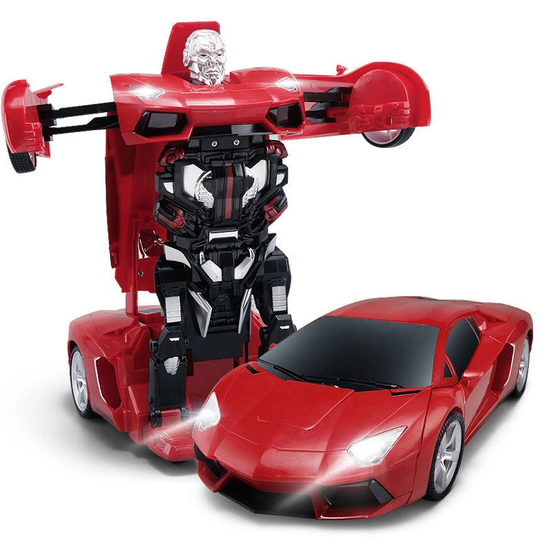 RC Robot Car: Red Sports Car Action! Transforms & Races! Awesome Kid's Toy!
